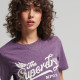 Superdry Γυναικεία κοντομάνικη μπλούζα Vintage Script Style College T-Shirt